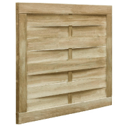 Vidaxl portillon de jardin bois de pin imprégné 100x75 cm vert 45308