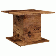 VidaXL Table basse vieux bois 55,5x55,5x40 cm bois d'ingénierie Modèle Raffiné - 856808