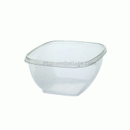 Bacs alimentaires saladier carré en plastique recyclé 500 cl Bacs alimentaires saladier carré en plastique recyclé 500 cl
