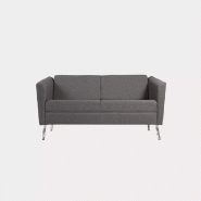 Canapé 2 places So Wind - Tissu Urban, Turquoise (010 94 015), Avec_0