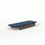 Chaise longue design FRAME - grenat