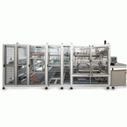 Ensacheuse automatique pour jerricanes - avec tapis transporteur et trois barres soudeuses