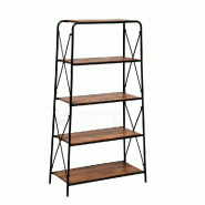 Etagère Chicago L 91 x P 44 x H 165 cm