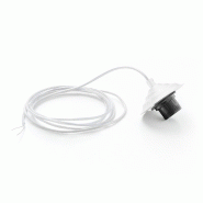 Gea Luce Douille Alice Blanche Avec Câble Transparent Pour Suspensions 1Xe27 Max 1X60W Ip20 - Longueur Max 3 Mètres - blanc ALICE M SR/P - BIANCO