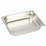 Lot de 10 Bacs Gastro Inox AISI 304 GN 1/2 Plein H. 65 mm - Gastroland - 3701666009433