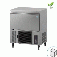 Machine à Glaçons Hoshizaki 47 Kg / Jour - Stockage de 15 kg - Glaçons pleins - gris inox IM-45CNE-HC