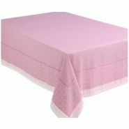 Nappe jacquard nid d'abeille 140 x 240 cm rose Nappe jacquard nid d'abeille 140 x 240 cm rose
