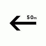 Panonceau prescriptions stationnement et arrêt M8ebis - Application des prescriptions, 50m ou 100m Panonceau prescriptions stationnement et arrêt M8ebis - Application des prescriptions, 50m ou 100m