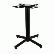 Piètement Genève H72cm en acier pour table extérieure 60x70cm, Ø80cm maxi