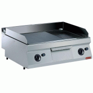 Plaque cuisson gaz - 2/3 lisse et 1/3 rainurée - Diamond - 0615402479110