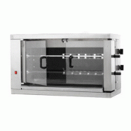 Rôtissoire en vitrocéramique électrique - 12, 18 ou 24 poulets - Acier inox - Certification CE Rôtissoire en vitrocéramique électrique - 12, 18 ou 24 poulets - Acier inox - Certification CE