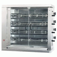 Rôtissoire verticale électrique - 4 broches - 24 poulets | MCM - 4EE-L