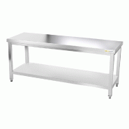 Table de travail en inox 1800 x 600 mm PREMIUM / GOLDINOX - inox 3701770802777 Table de travail en inox 1800 x 600 mm PREMIUM / GOLDINOX - inox 3701770802777