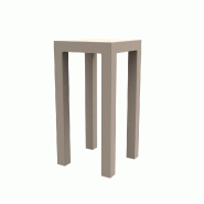 Table haute design in & out JUT - écru