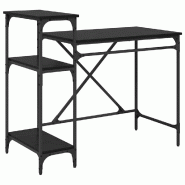 VidaXL Bureau Chêne noir 105 x 50 x 90 cm Bois d'ingénierie Modèle Orion Urban - 881287