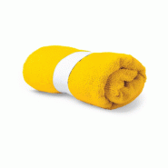 6 X serviettes en microfibre jaune, dimensions 40 x 90 cm chacune - 5601316200600