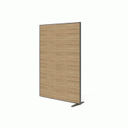 Cloison supplémentaire autoportante KP+ en bois mélaminé antibactérien - sur pieds ou à roulettes - 81x160/180 cm - 20 finitions de panneaux Cloison supplémentaire autoportante KP+ en bois mélaminé antibactérien - sur pieds ou à roulettes - 81x160/180 cm - 20 finitions de panneaux