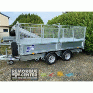 Benne Ifor Williams TT3621 - Pompe électrique - PTAC : 3500 kg - Référence McAlu Pro FW150