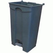 CAMBRO - WBFC87LBASE-180 - Collecteur 87L à pédale et roulettes arrières - 78.4 x 47,6 x 38,1 cm - Gris - gris plastique WBFC87LBASE-180 CAMBRO - WBFC87LBASE-180 - Collecteur 87L à pédale et roulettes arrières - 78.4 x 47,6 x 38,1 cm - Gris - gris plastique WBFC87LBASE-180