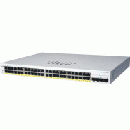 Cisco CBS220-24P-4X Géré L2 Gigabit Ethernet (10/100/1000) Connexion Ethernet, supportant l'alimenta