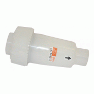 Clapet de retenue PVDF à boule mâle-femelle à souder FPM D020 PN16