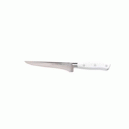 Comas - Couteau de désossage 155mm modèle Marble - Blanc inox - Réf 8425734081187 Comas - Couteau de désossage 155mm modèle Marble - Blanc inox - Réf 8425734081187