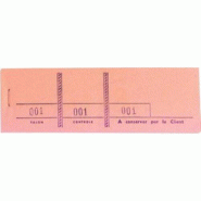 Exacompta Lot de 50 Bloc passe-partout, 4,8x15 3 volets rouge 100 feuillets - 3130630964049