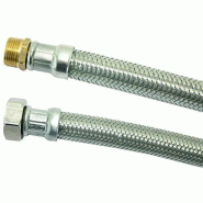 Flexible sanitaire tresse inox - 50cm - 3/8 mf_0
