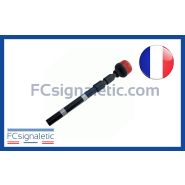 Gyrophare Gyroled rouge sur mât moto classe 1 flash STANDBY MERCURA 23559-02