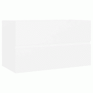 Helloshop26 - Armoire d'évier moderne rangement salle de bain 80 x 38,5 x 45 cm en bois d'ingénierie blanc 02_0047817 - blanc Bois massif 3000234972 Helloshop26 - Armoire d'évier moderne rangement salle de bain 80 x 38,5 x 45 cm en bois d'ingénierie blanc 02_0047817 - blanc Bois massif 3000234972