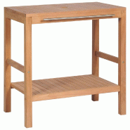 Helloshop26 - Meuble-lavabo de salle de bain 74 x 45 x 75 cm  teck massif 02_0006890 - Bois massif 3000372924635