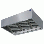 Hotte murale cubique avec moteur éclairage et régulateur 1600x1100 mm - PDAA0161