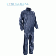 Ensemble de travail coupe-vent anti-pluie léger en polyester enduit pvc souple - pluvio coverguard