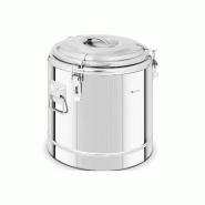 Royal Catering - Royal Catering Conteneur isolant Boîte Norvégienne RCTP-22E (22L, Fermoirs Grenouille, Acier Inoxydable, Double Paroi, Chaud - arge