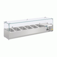 Saladette réfrigérée pour comptoir à pizza Série G 6x GN 1/4 AB090 Polar
