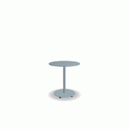 Table de café ronde 70x70 BOLT - bleu