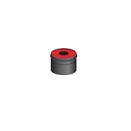 Adaptateur air etanche buse air noir pour conduit cheminee Adaptateur air etanche buse air noir pour conduit cheminee