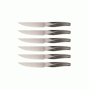 Bjorn Couteaux à steak LARUS - 6 pièces - gris 3701488307816 Bjorn Couteaux à steak LARUS - 6 pièces - gris 3701488307816
