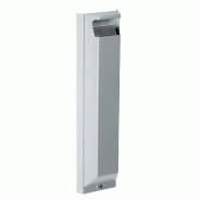 Cendrier mural Rossignol Arkéa avec serrure 3 L gris métal Cendrier mural Rossignol Arkéa avec serrure 3 L gris métal