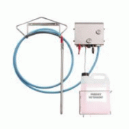 Centrale de pulvérisation mousse version inox - dilution et désinfection avec ossature en PVC indéformable Centrale de pulvérisation mousse version inox - dilution et désinfection avec ossature en PVC indéformable