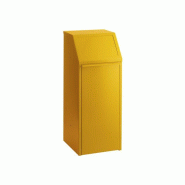 Collecteur tri sélectif en métal 70 L - ouverture push - liner en métal - disponible en VERT/BLEU/JAUNE/ROUGE_1