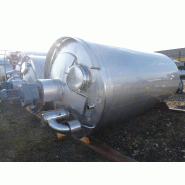 Cuve ETA 12000 L - CUV387 - Inox 304 L - Année 2002 - Agitation centrale et Tri-pâle
