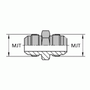 Droit mâle JIS x mâle JIS - 1/2' , 20.95