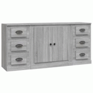 Helloshop26 - Buffet bahut commode armoire meuble de rangement organisateur cuisine salle de séjour salon 3 pcs sonoma bois 02_0037191 - 3000213261479 Helloshop26 - Buffet bahut commode armoire meuble de rangement organisateur cuisine salle de séjour salon 3 pcs sonoma bois 02_0037191 - 3000213261479