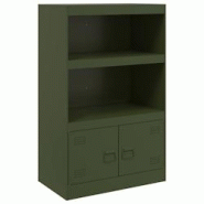 Helloshop26 - Buffet bahut commode armoire meuble de rangement organisateur cuisine salle de séjour salon olive 67 x 39 x 107 cm 02_0036579 - 3000212 Helloshop26 - Buffet bahut commode armoire meuble de rangement organisateur cuisine salle de séjour salon olive 67 x 39 x 107 cm 02_0036579 - 3000212