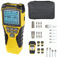 KLEIN TOOLS VDV501-853 Scout® Pro 3 (avec test PoE) , avec kit de reconnaissance à distance Test-n-Map Remote