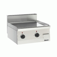 Plaque grill 600, B400, lisse, CD 132125 Bartscher