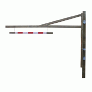 Portique pivotant bois métal