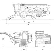 Récolteuse de tomate THV 800 - capacité 80 à 100 t/h - moteur 192 kW - dimensions optimisées_1