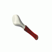 Schneider - Spatule à glace, acier inoxydable, manche rouge transparent, 260 x 65 x 15 mm - rouge inox 195210